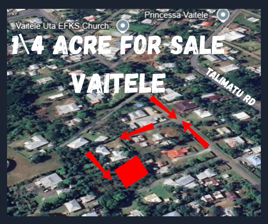 UNDER CONTRACT  – ¼ ACRE LAND | VAITELE